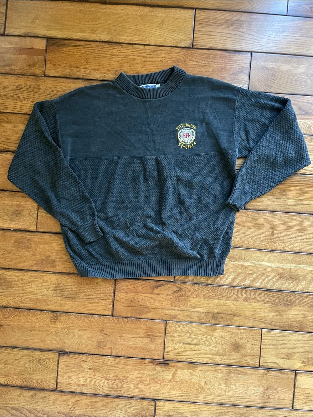 Vintage Bundle Pittsburgh Steelers Black Crew Sweatshirt, tshirt and sweater - Picture 8 of 8